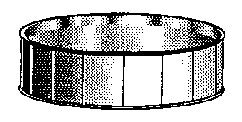 Circular bolted liner tank